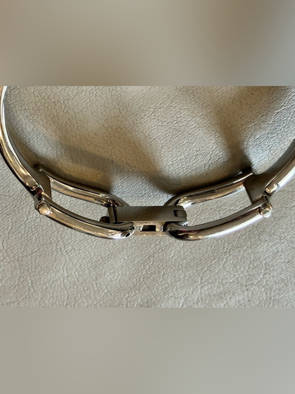 GUCCI Vintage Stainless Steel Bangle Watch - Picture 9 of 17
